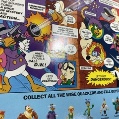 1991 Playmates Disney Darkwing Duck Bushroot Action Figure ~ New on Card