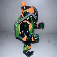 Mirage Studios TMNT Michelangelo Scuba Diver Turtle Action Figure w/ Gun 1992