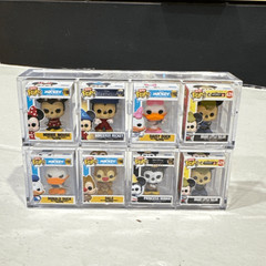 Bitty Funko Pop lot of 8 plus cases