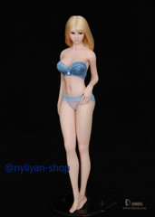 LDDOLL 28M 1/6 Finger Bone Seamless Silicone Body 12″ Female Figure Fit OB Head