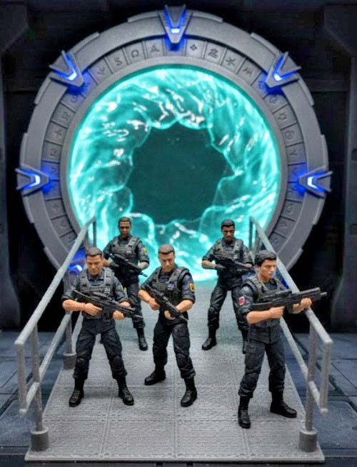 Stargate SG-1 Ancient Gateway Diorama Accessory 1:12 or 1:18 Scale SciFi Display