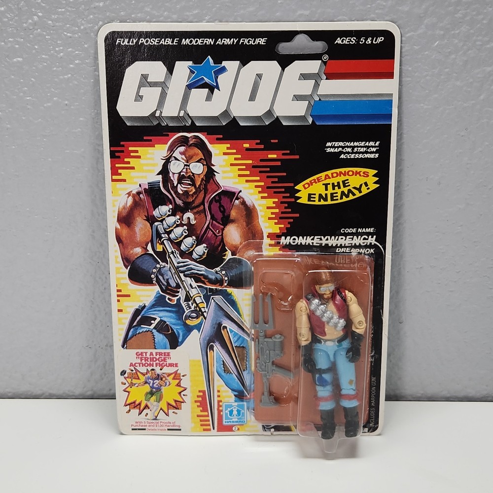Vintage 1985 Hasbro G.I. Joe Dreadnok Monkeywrench Moc – 💥READ DETAILS