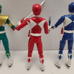Mighty Morphin Power Rangers BANDAI S.H.FIGUARTS Green, Red, Black, Blue LOT
