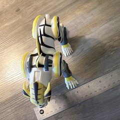 White Tiger/Cat Action Figure Toy, Plastic, White Black Yellow Gray Colors