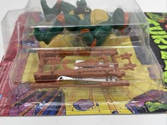 TMNT Michaelangelo Soft Head 1988 Playmates MOC 10 Back Unpunched Fan Club Flyer