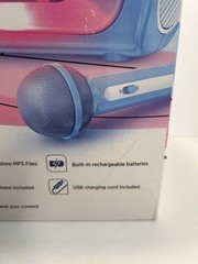 NEW, Disney Bluetooth MP3 Karaoke w/LED Light Show, Age 3 & Up