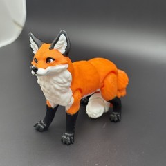 12cm Fox Posable Eco-friendly Safe Precision-printed Gift Toy 3DPrinted Ordinary