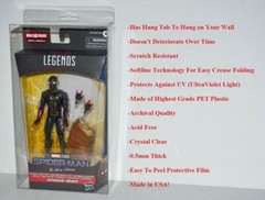 4 Marvel Legends Series Action Figures Clear Plastic Protective Case Display Box