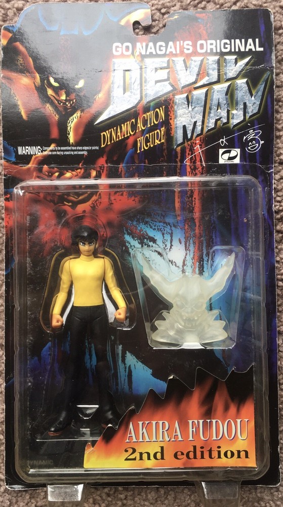 Go Nagai Original Devilman Akira Fudo with demon mask Action Figure Sealed