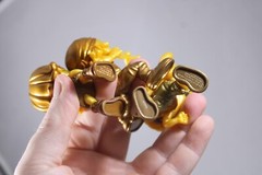 Incomplete -PhatMojo Netflix One Piece Gold Treasure Chest Minifigure Lot of 3
