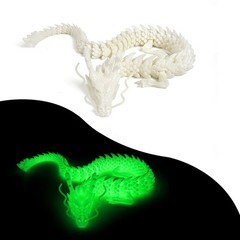 80CM 3D Printed Gem Dragon Crystal Fidget Toy Rotatable Articulated Dragon Gifts