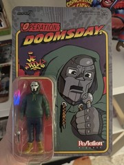 MF DOOM x Super7 Operation: DOOMSDAY ReAction Figure Unpunched Card Brand New