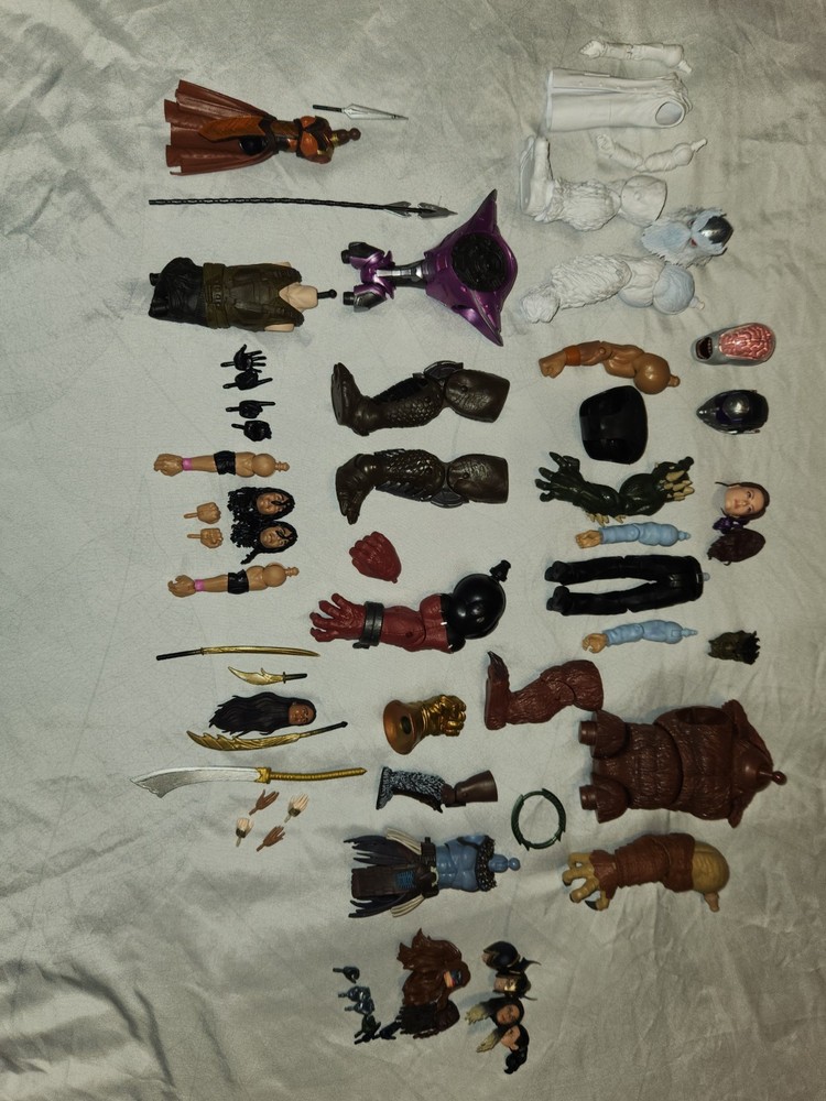 Action Figure Parts And Accessories Lot