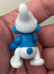 Kermit The Frog The Muppets Vintage (1986) Pvc Toy, and 2 Smurfs