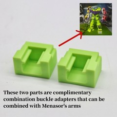 PLA 3D DIY Release All Members Upgrade Kit for Studio Series SS86 Devastator-