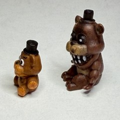 McFarlane FNAF Nightmare Freddy Figure w/ 2 Freddles Five Nights at Freddy’s