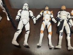 Huge Star Wars Clone Trooper Action Figure 3.75” Army Builder Plus Weapons Lot!!