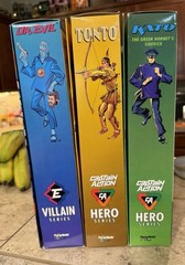 Lot Of 3 Playing Mantis 12 inch Captain Action Figure NIB Kay Bee Toys Exclusive