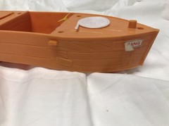 MEGO OUR GANG ROWBOAT VEHICLE WITH BOX FOR 8 INCH FIGURES Not Complete