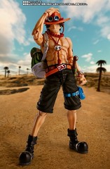 Authentic Bandai S.H.Figuarts Portgas D Ace Fire Fist One Piece Figure
