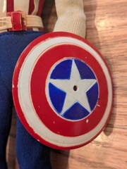 Ideal Toys Captain Action Captain America 1966 12″ figure as pictured