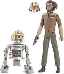 Star Wars Resistance Animated Series 3.75-inch Jarek Yeager and Bucket (R1-J5) F