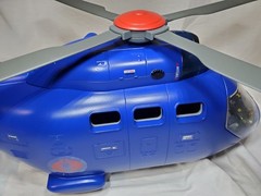 GIJOE 1/18 Scale Custom Cobra Attack Helicopter With Cobra Trooper And Vipers