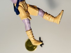 Vintage Kenner 1985 Star Wars Droids KEZ-IBAN figure Complete w/ gold Coin