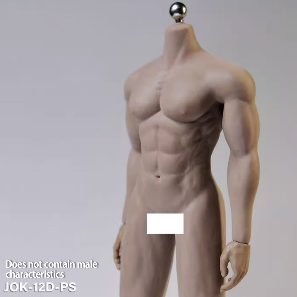 JIAOU DOLL 1/6 Seamless Male Body Doll Male Figure Fit 12″ For Phicen Hot Toys