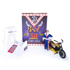 Wembley 50th Anniversary Evel Knievel Stunt Cycle Set – Limited Gold Edition