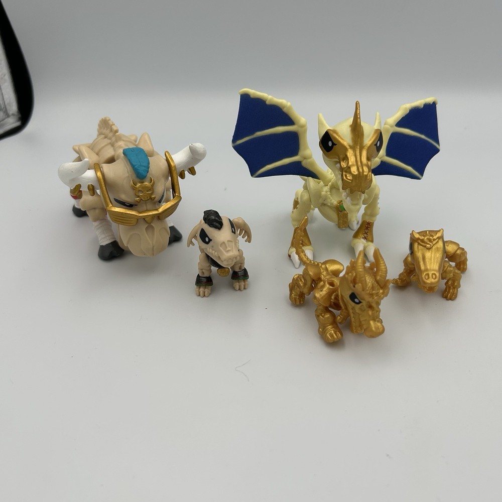Moose Treasure X Dinosaurs Dragon Skeleton Action Figures Replacements LOT
