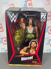 WWE Wrestling Mattel Elite From the Vault Series 2 Diesel Kevin Nash Title Belts