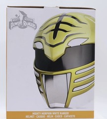 White Ranger Helmet SIGNED Jason David Frank Power Rangers Lightning Collection