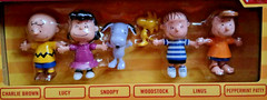 “THE PEANUTS COLLECTION”-Boxed Set of (6) Fig.s-Bend/Pose-NJ Croce PRESTINE -NEW