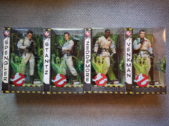 Ghostbusters 12″ Matty Collector Adult Figures Full Set Complete in Box Mattel