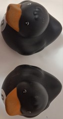 8 Ball Rubber Duck 2″ Toy Figure