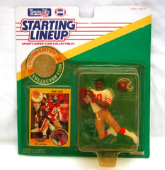 1991 SLU Starting Line-Up Jerry Rice 4″ Figure &Collector Coin-Brand New!49ers
