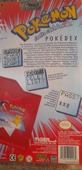 Tiger Electronics Pokémon Pokédex Red Handheld Electronic Game Toy 1999 Vintage