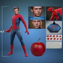 Hot Toys Spider-Man MMS679 (New Red & Blue Suit) No Way Home SEALED 1/6 Figure
