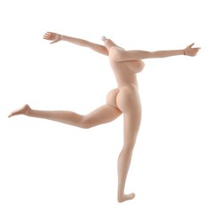 JIAOU DOLL JOQ-09F 1:6 Pale Big Bust Seamless Body For 12″ Female Action Figure