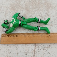 Bandai Lot of 4 Power Rangers Action Figures Red Green Blue Ranger & Jindrax 6″