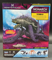 MonsterVerse Godzilla Figure Set Titanus Scylla, Mothra, Titan X & Ion Dragon