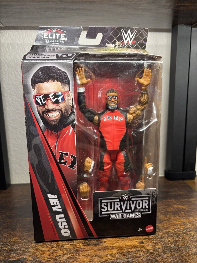 2026 WWE Mattel Elite Collection Survivor Series 9 Jey Uso (NO MICHAEL COLE BAF)