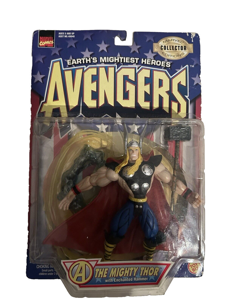 Thor Earth’s Mightiest Heroes Avengers Reborn figure 1997 Marvel Comics NIB