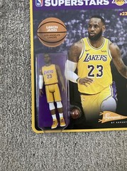 LeBRON JAMES Los Angeles Lakers #23 Super7 Action Figure Home Uniform WAVE 2 NBA