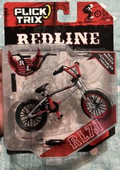 1-Flick Trix Redline RL 7.1 Finger Bike Silver New in package Sealed Rare 2009