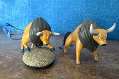 TAUROS a Wild Bull Pokemon – Set of Two (different poses) – by BANDAI – NEW