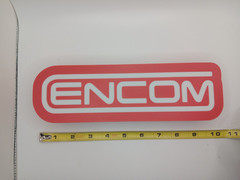 Retro Tron ENCOM logo lightbox sign for vintage style tron collection display