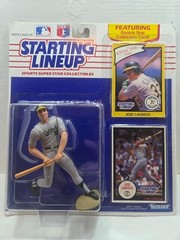 1990 Kenner Starting Lineup JOSE CANSECO OAKLAND ATHLETICS FREE SHIPPING NIP