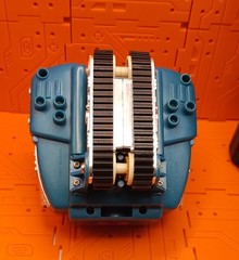 Custom Micronauts Biotron Phobos Tread Set FDM Black Repro Microman Cosmobot New